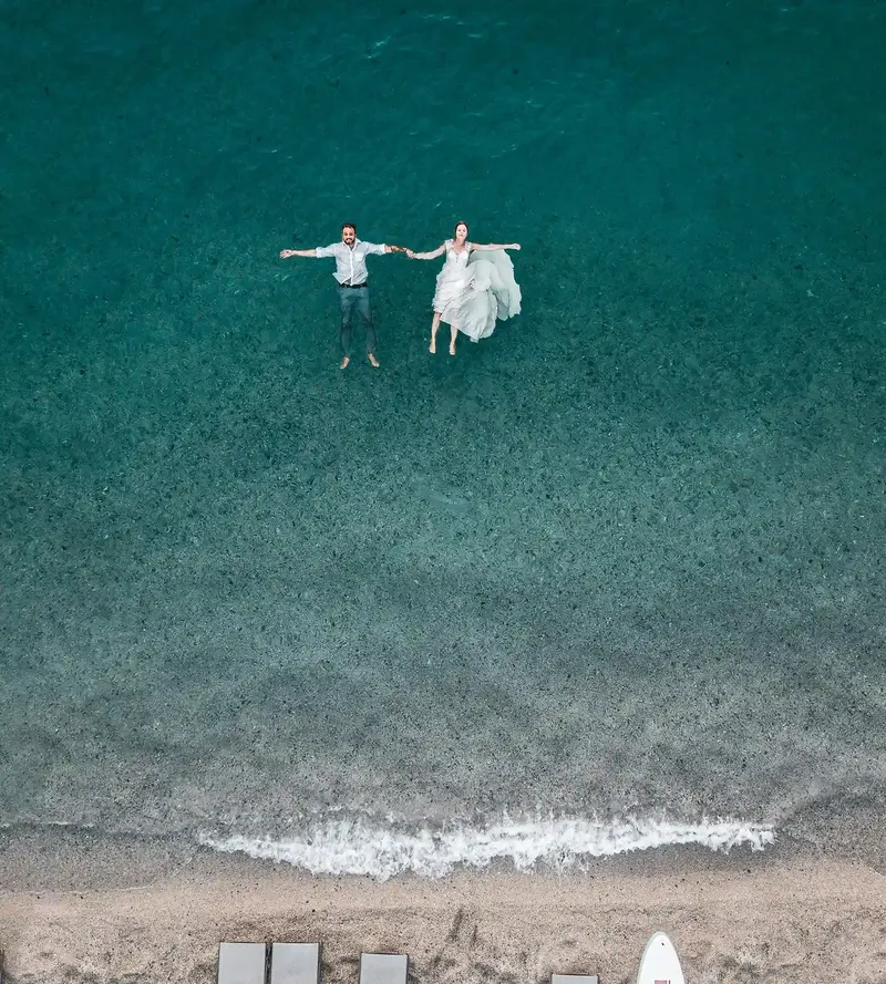Event photographed from a drone